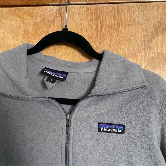 Patagonia Gray Zip Up Collared Sweatshirt - Picture 3 of 6